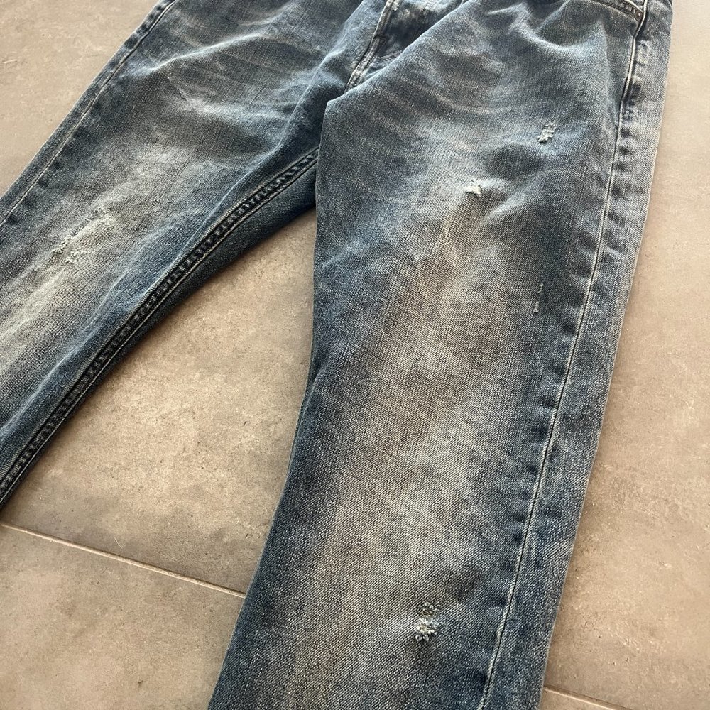 AllSaints Mens Blue Cigarette Jeans W34 - Picture 4 of 7